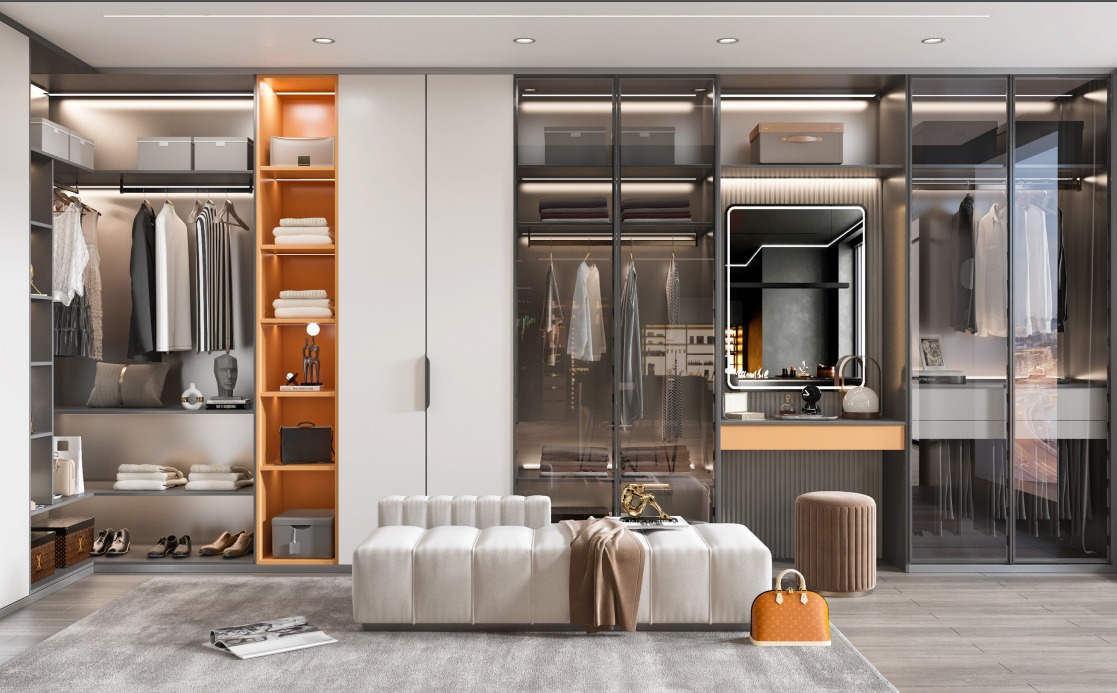 Luxury Space , internal partition , wardrobe , flush door , shower cubic, shower cubicles